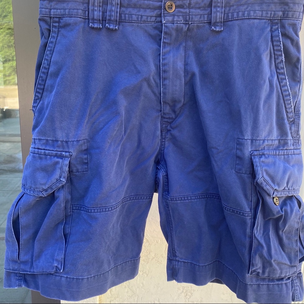 Ralph Lauren Polo 34 waist Navy cargo shorts nice